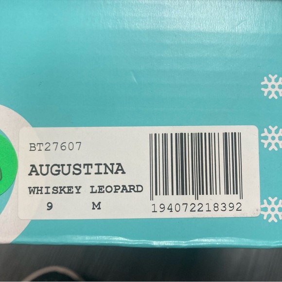 Baretraps Augustine Leopard lace-up Bootie. Size 9M. New w/box. - Picture 9 of 11